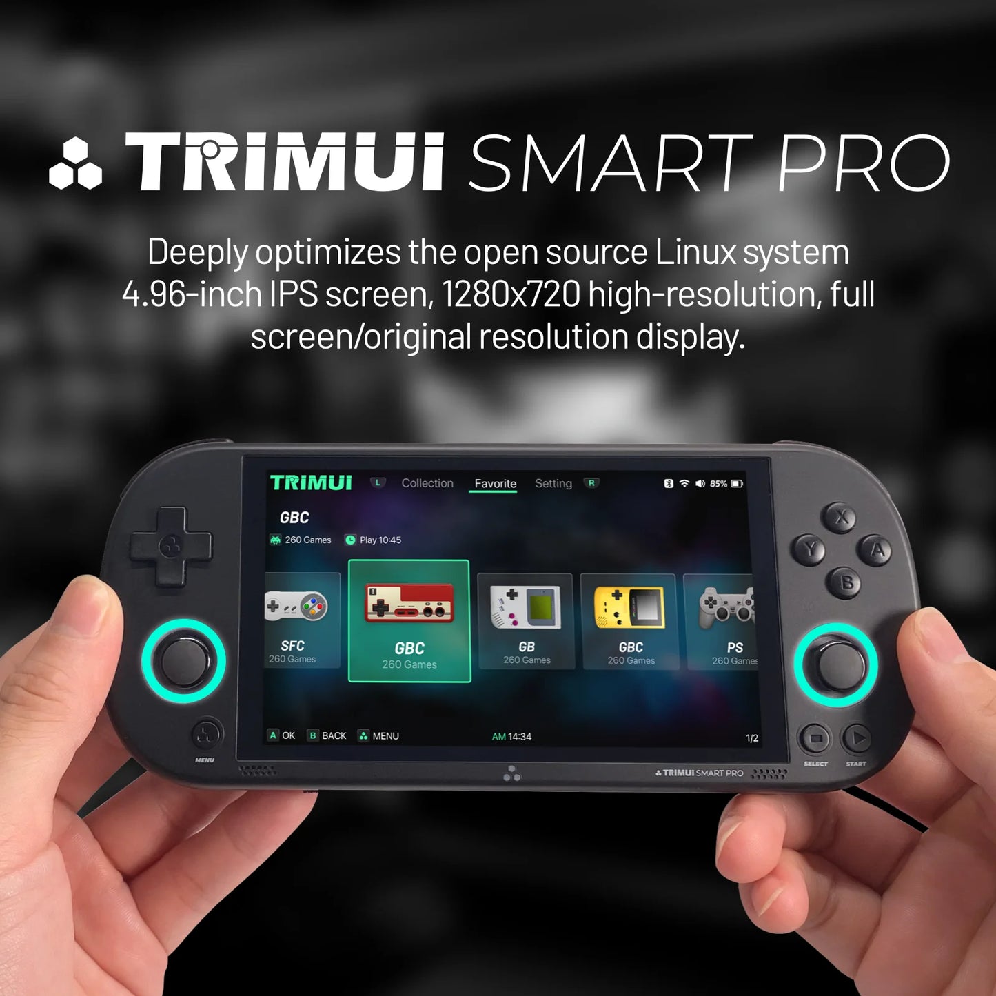 Trimui Smart Pro Handheld Console Retro Game Player