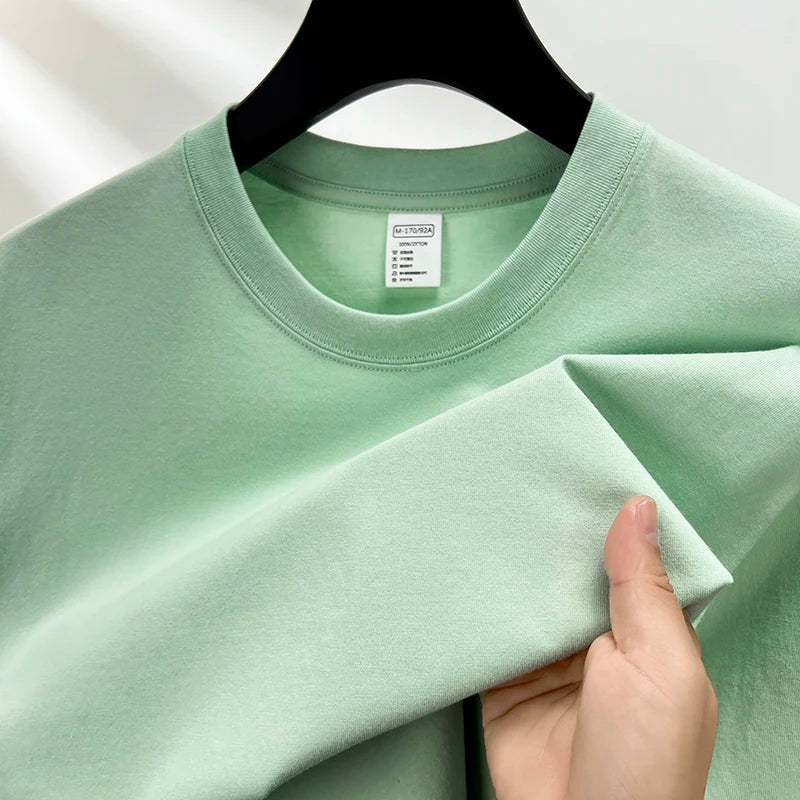 100% pure cotton short sleeve men's Tees