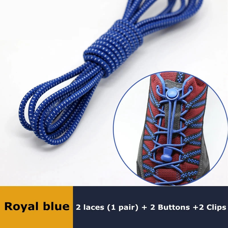 1Pair Elastic No-Tie Shoelaces