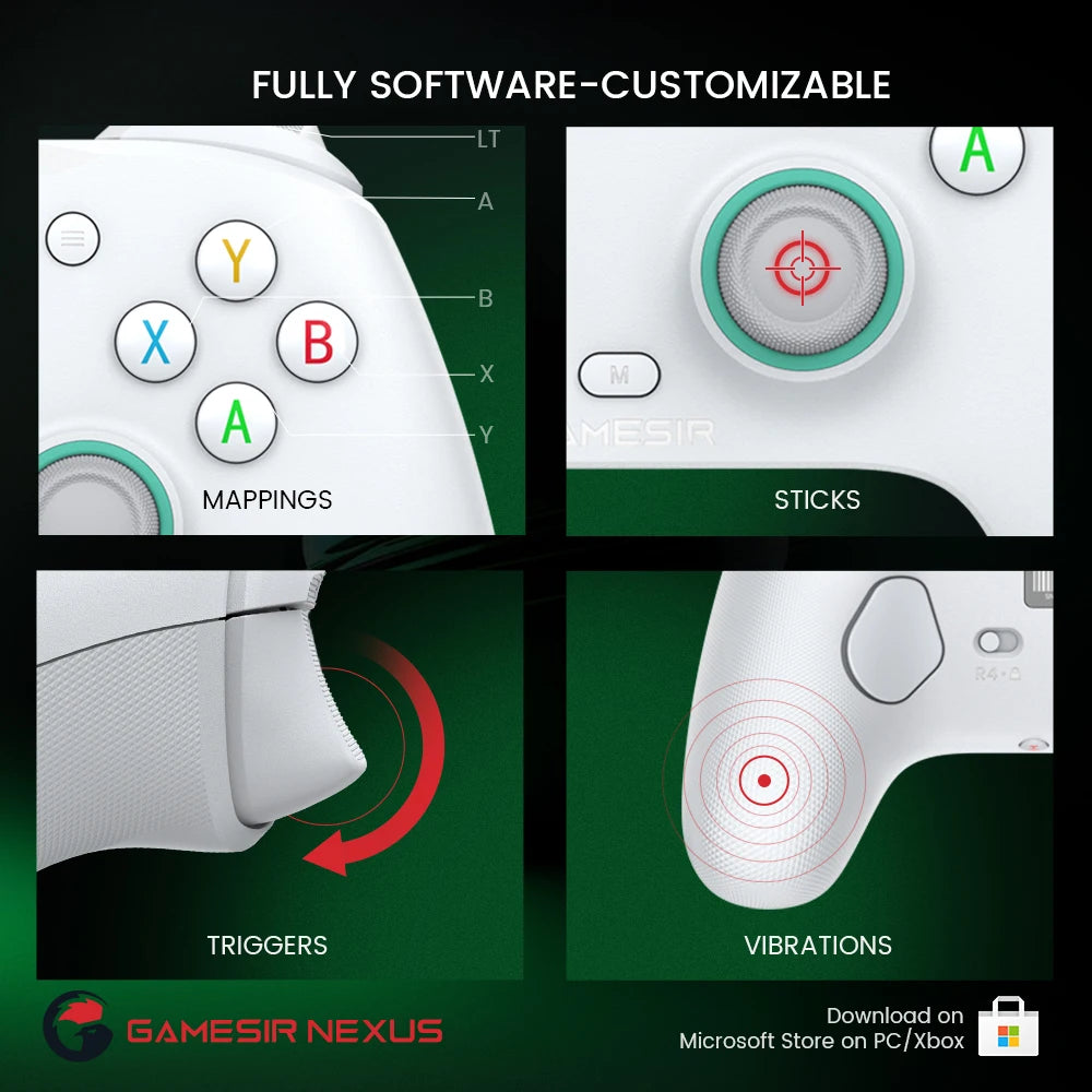 GAMESIR G7 SE Wired Xbox Controller with Hall Effect Joystick