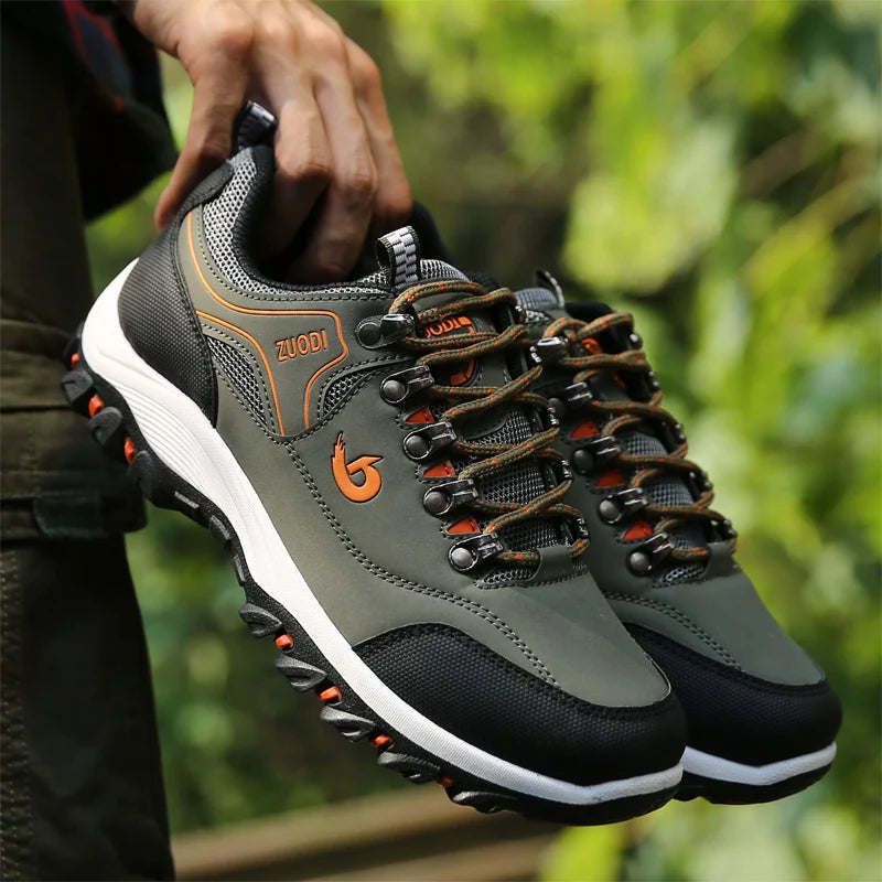 SNORW Casual Leather Sneakers for Men
