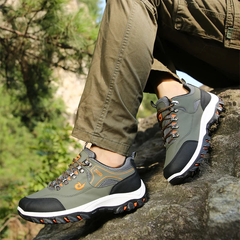 SNORW Casual Leather Sneakers for Men