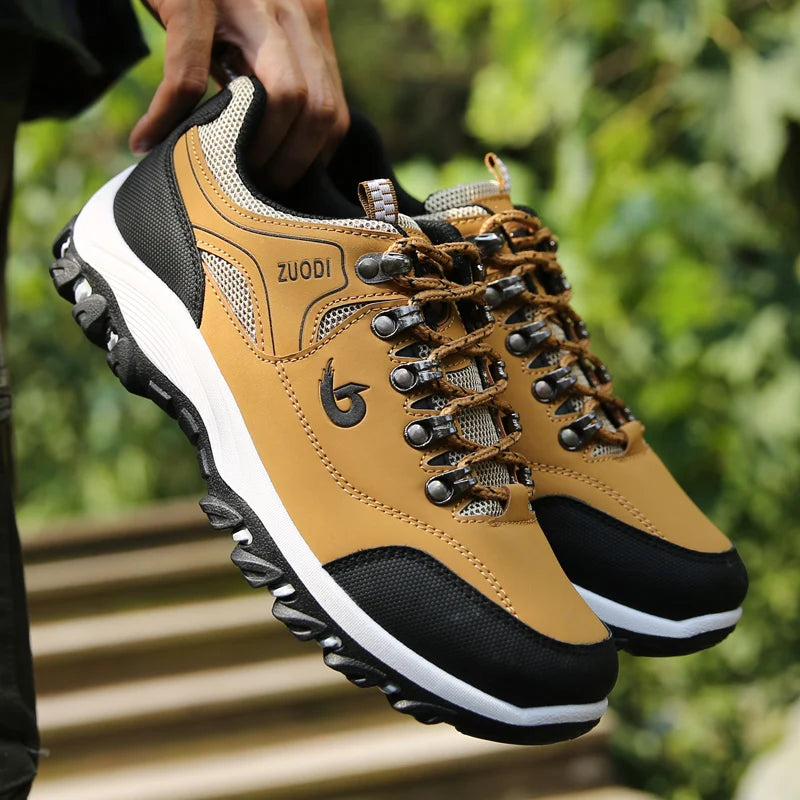 SNORW Casual Leather Sneakers for Men