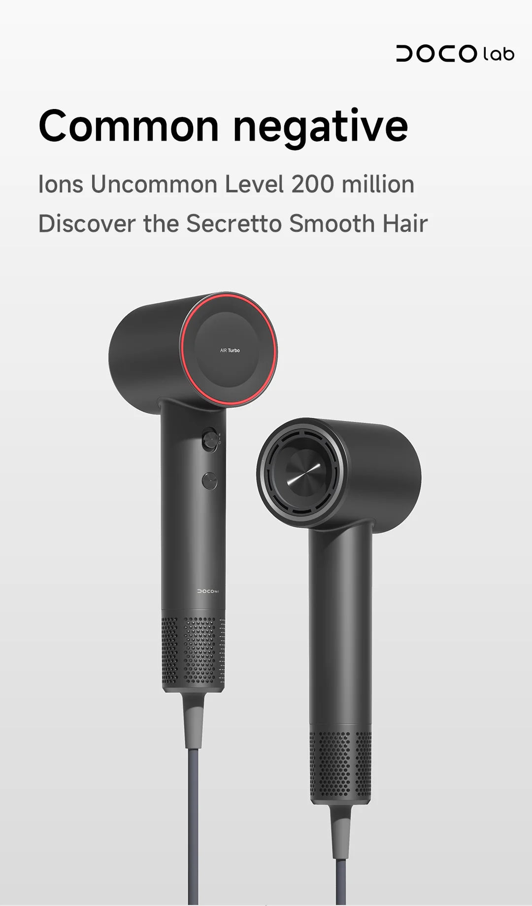 DOCO High-Speed Ionic Hair Dryer