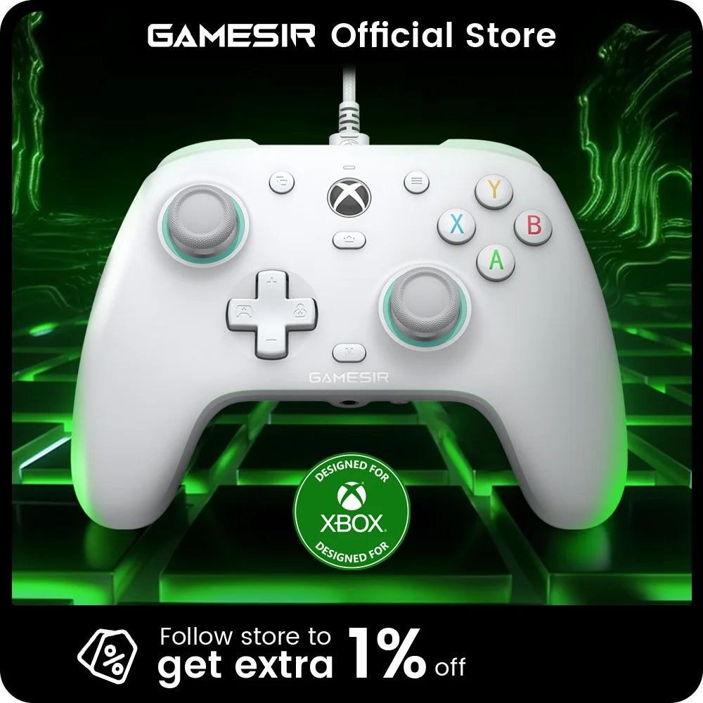 GAMESIR G7 SE Wired Xbox Controller with Hall Effect Joystick