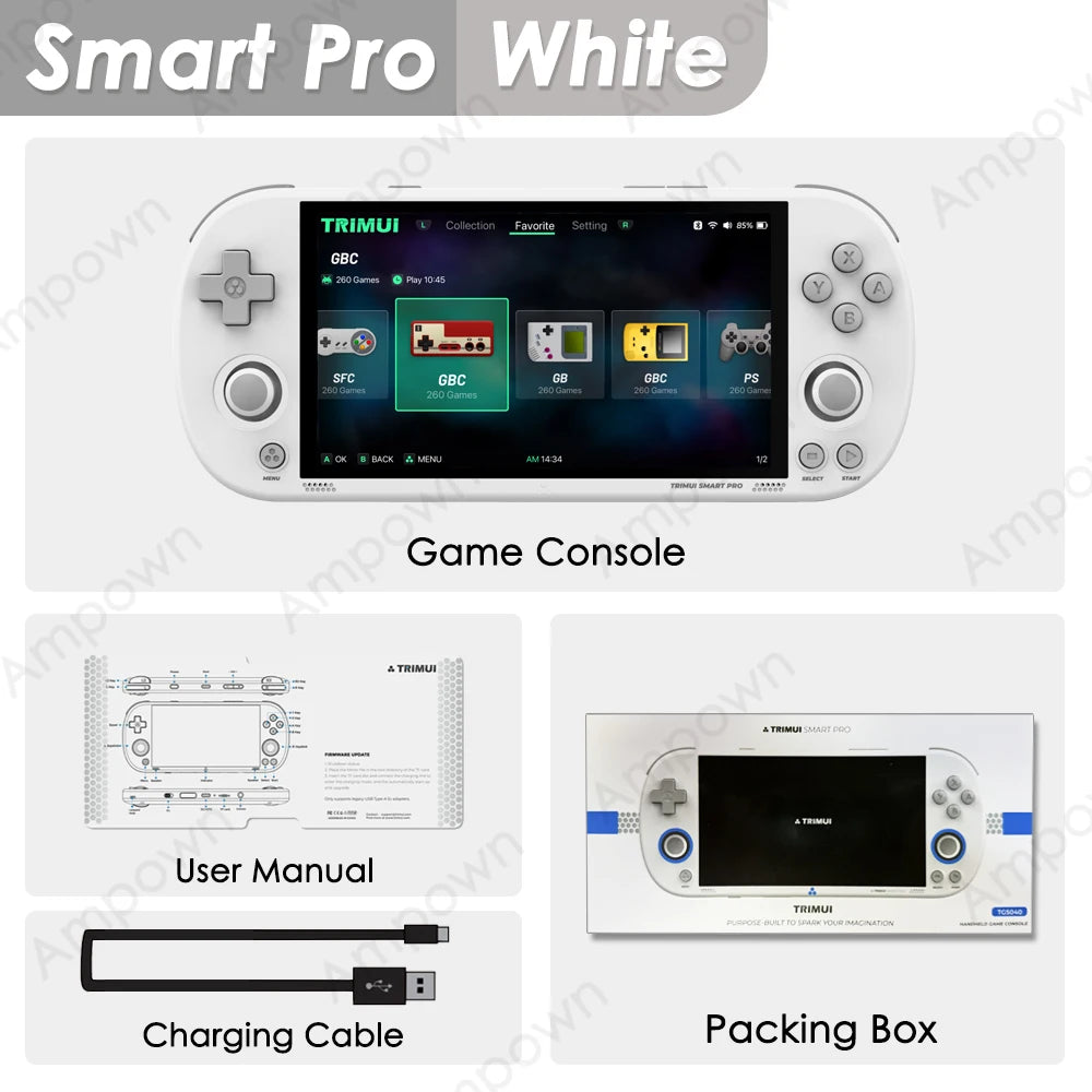 Trimui Smart Pro Handheld Console Retro Game Player