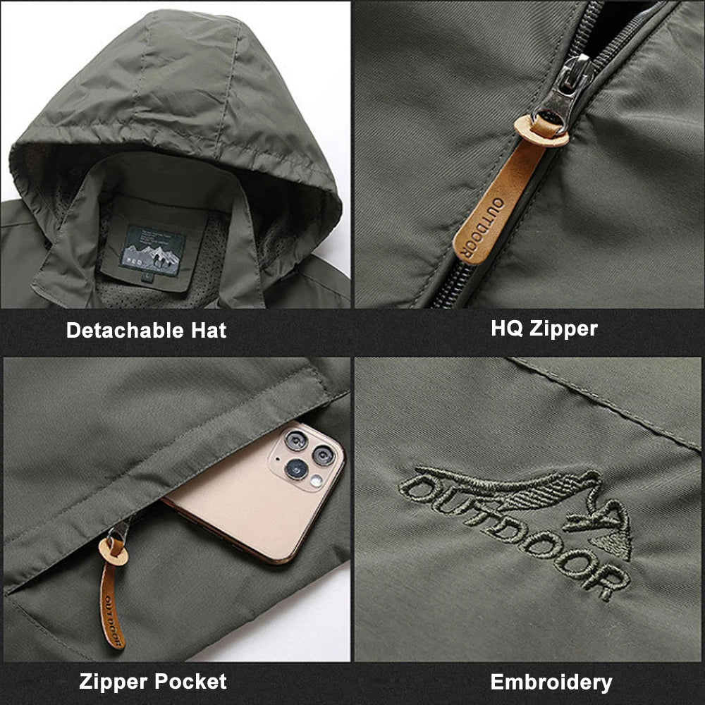 Waterproof Windbreaker Tactical Jacket (8817)