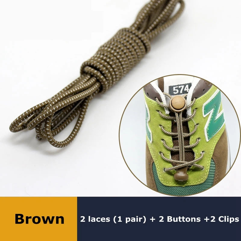1Pair Elastic No-Tie Shoelaces