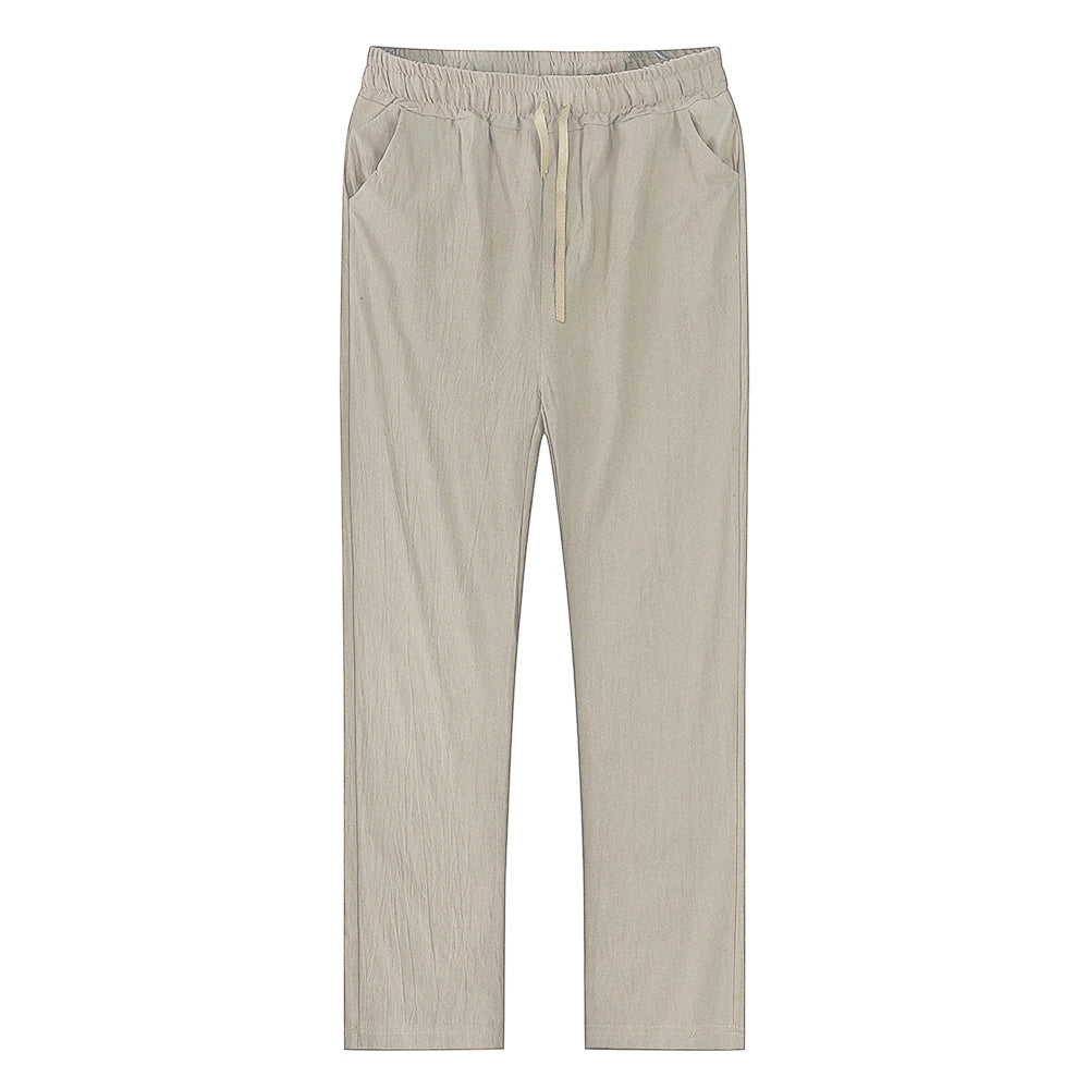 Men's Streetwear Cotton Linen Pants
