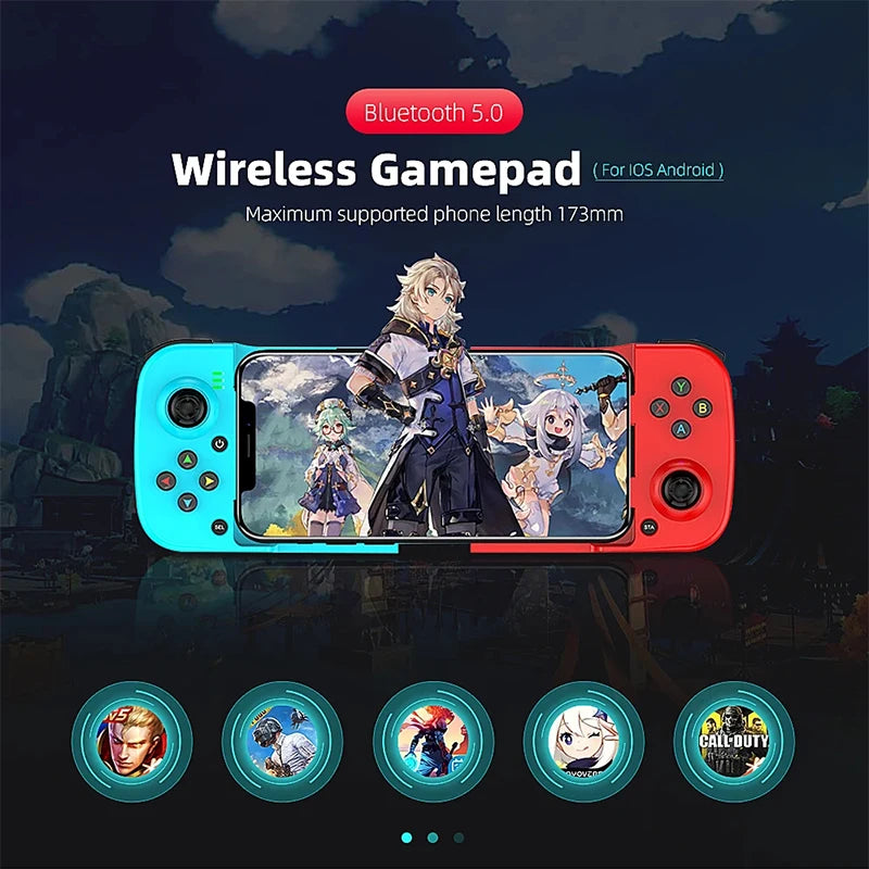 XMSJ D3 Mobile Gamepad Controller, Expandable, for Android/iOS