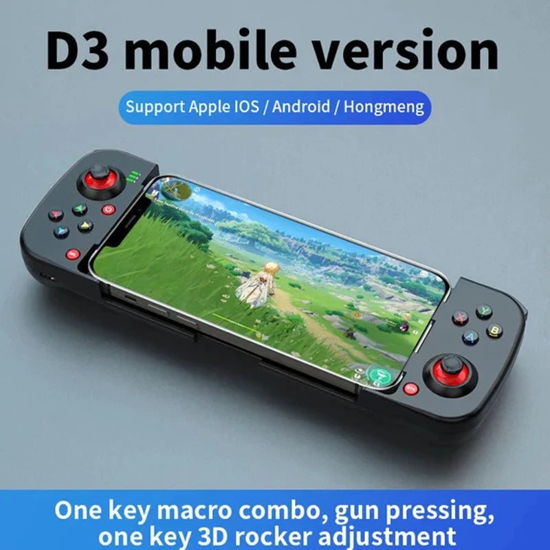 XMSJ D3 Mobile Gamepad Controller, Expandable, for Android/iOS