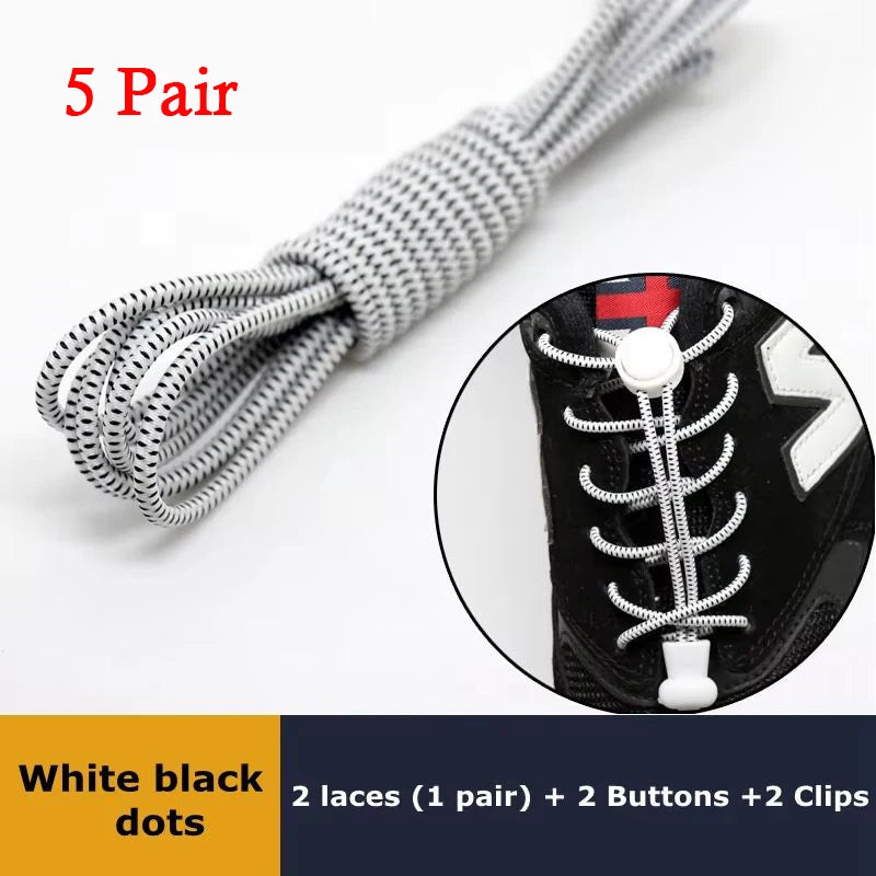 1Pair Elastic No-Tie Shoelaces