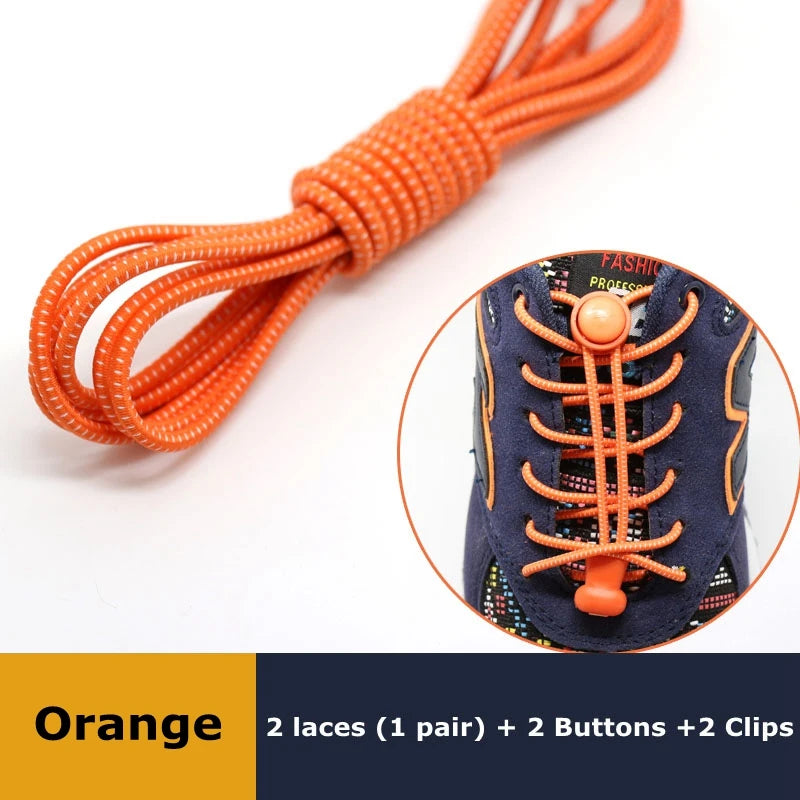 1Pair Elastic No-Tie Shoelaces