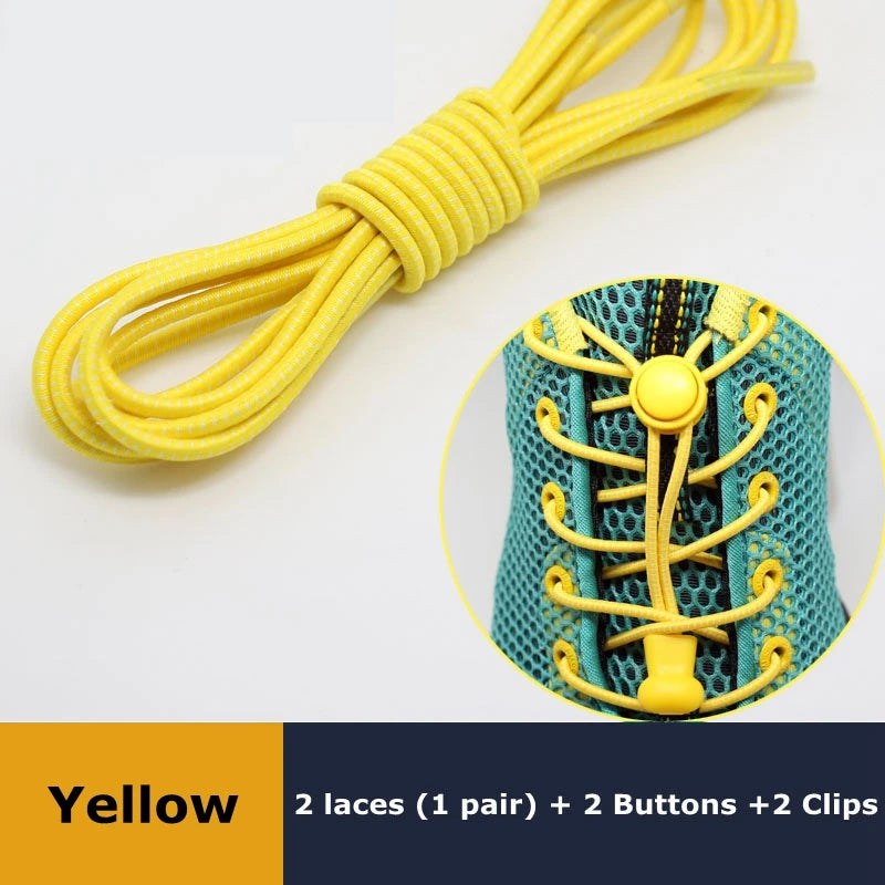 1Pair Elastic No-Tie Shoelaces