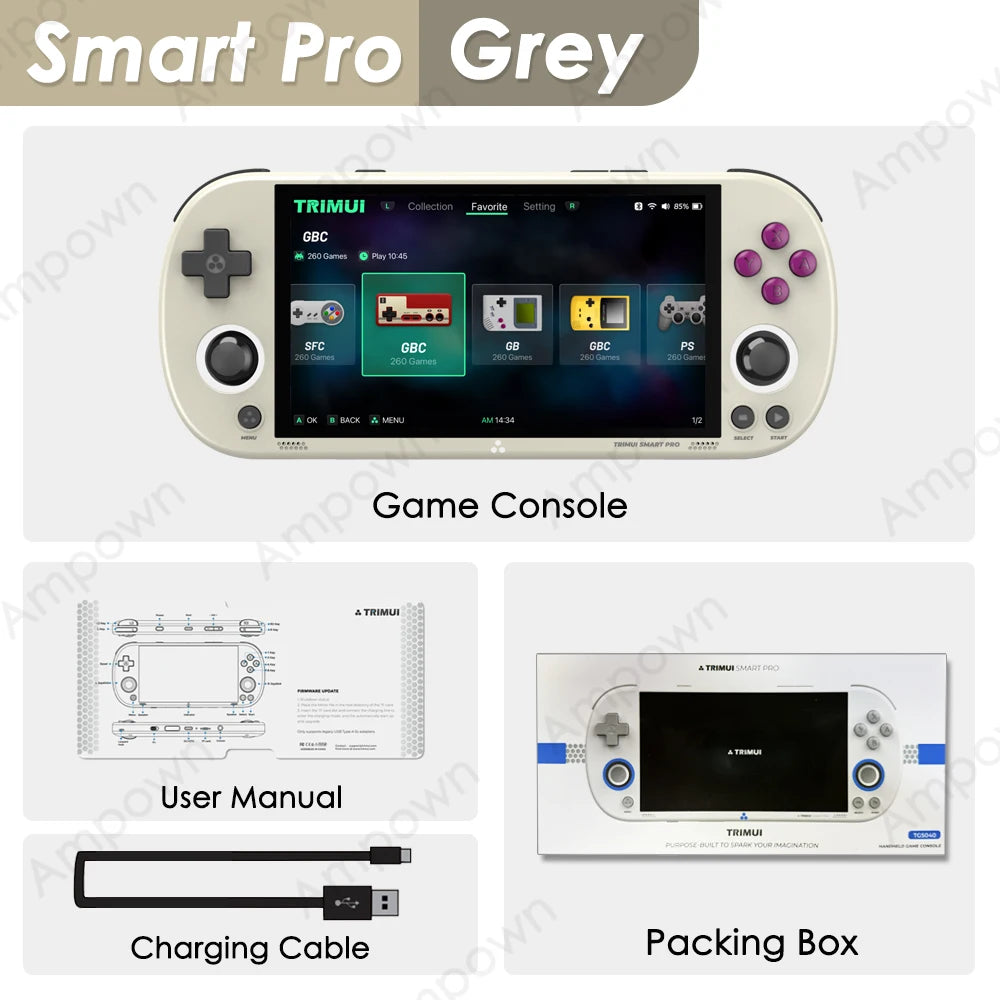 Trimui Smart Pro Handheld Console Retro Game Player