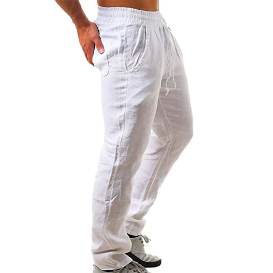 Men's Streetwear  Cotton Linen Pants