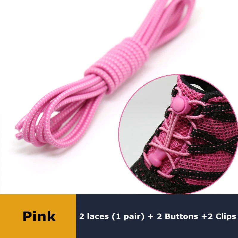 1Pair Elastic No-Tie Shoelaces