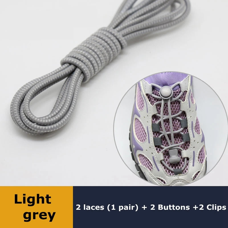 1Pair Elastic No-Tie Shoelaces