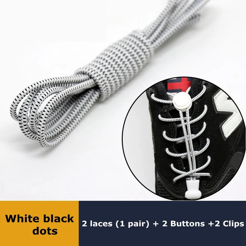 1Pair Elastic No-Tie Shoelaces
