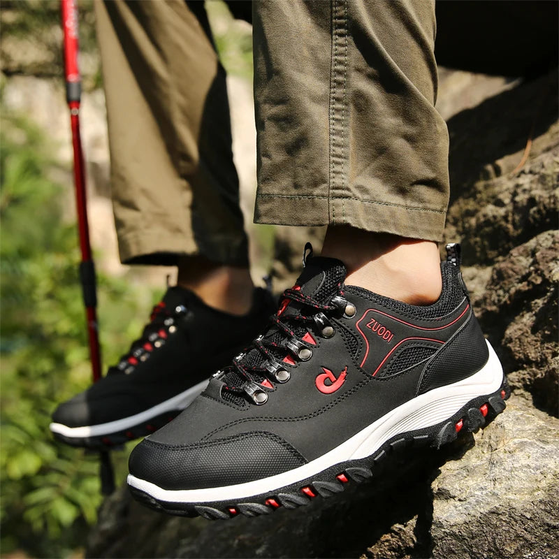 SNORW Casual Leather Sneakers for Men
