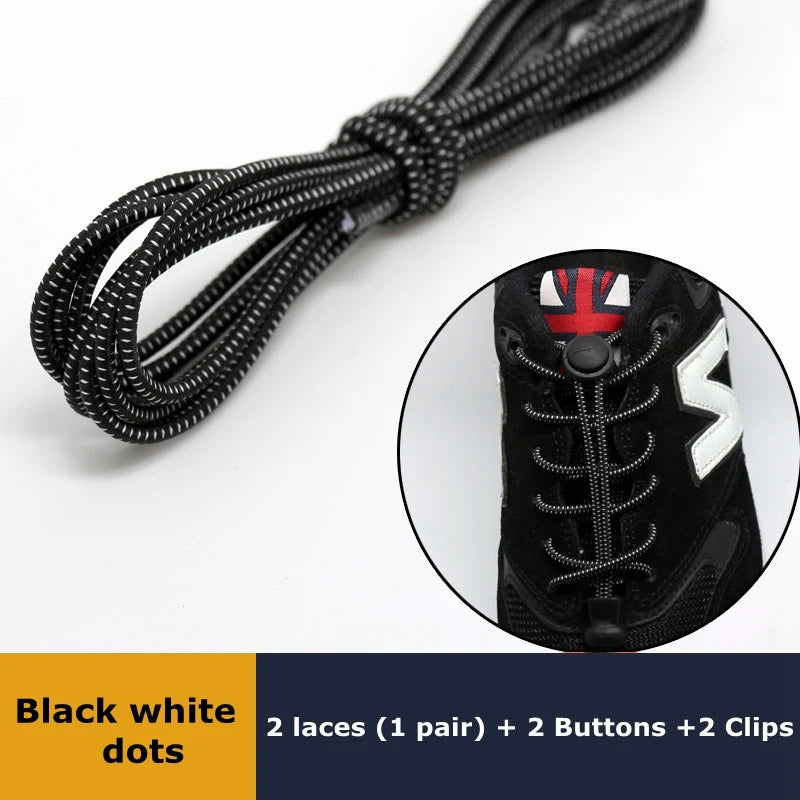 1Pair Elastic No-Tie Shoelaces