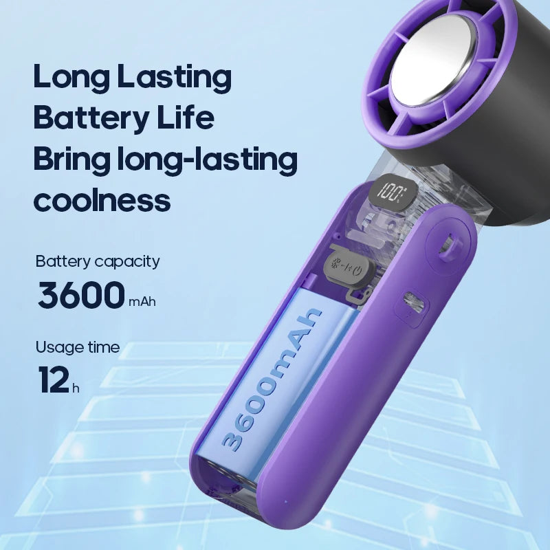 F53K Foldable Handheld Mini Cooling Fan