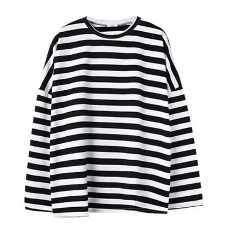 Harajuku Striped T Shirt Long Sleeve