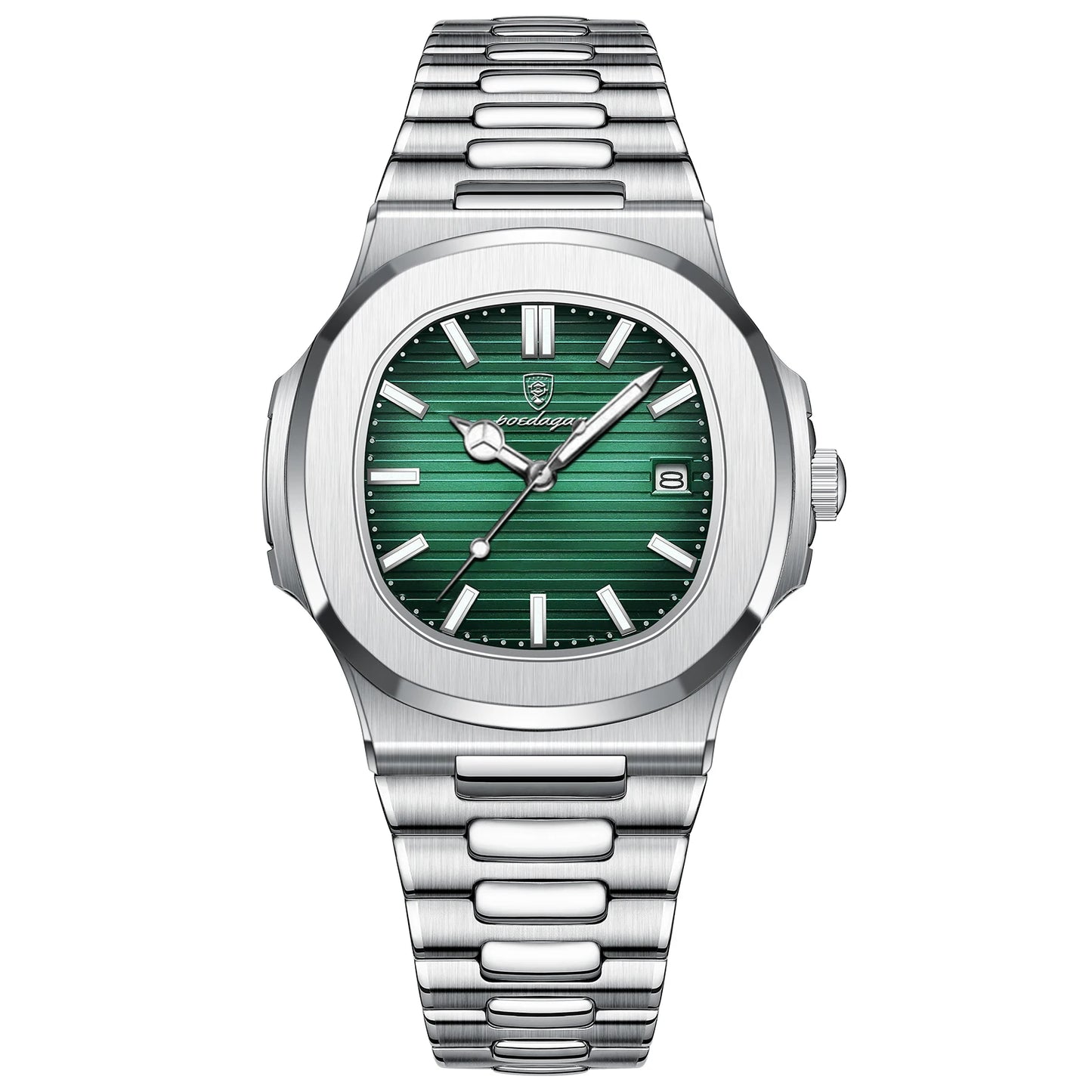 POEDAGAR Square Luxury Wristwatch