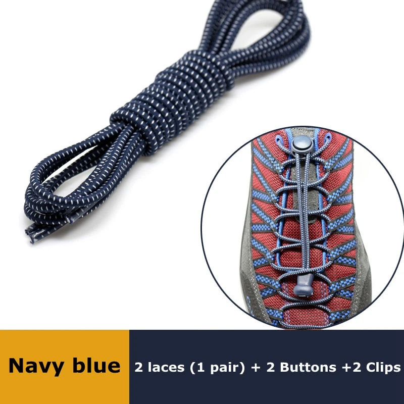 1Pair Elastic No-Tie Shoelaces