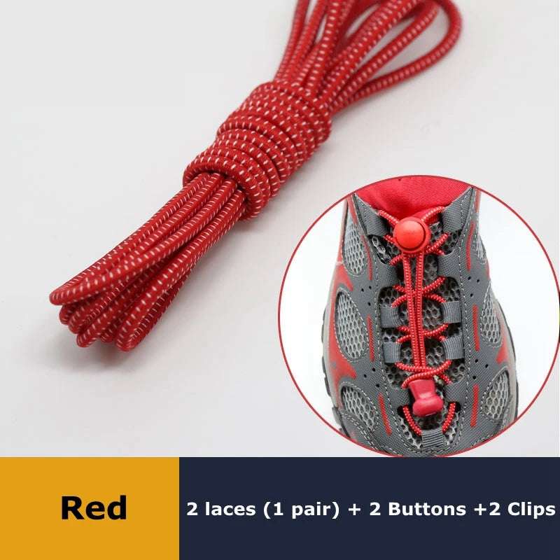 1Pair Elastic No-Tie Shoelaces