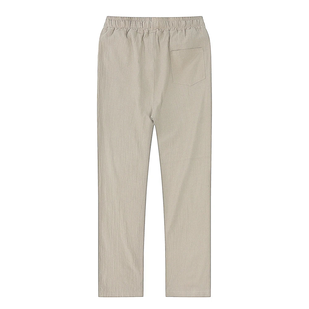 Men's Streetwear  Cotton Linen Pants