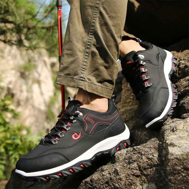 SNORW Casual Leather Sneakers for Men