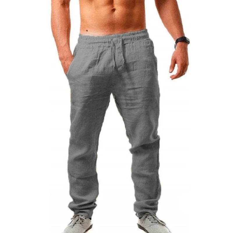 Men's Streetwear  Cotton Linen Pants