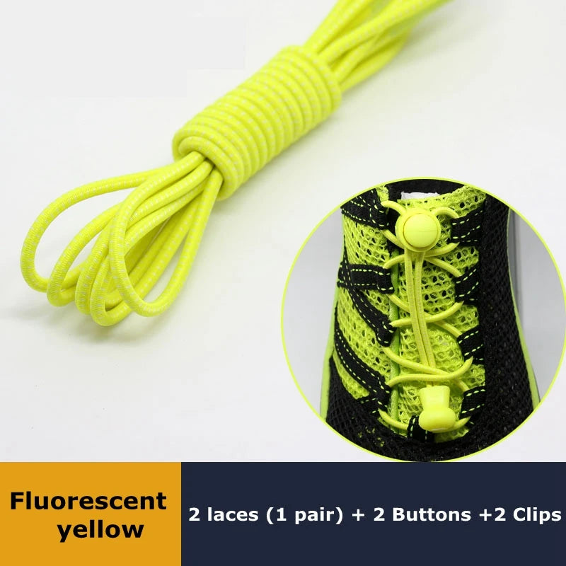 1Pair Elastic No-Tie Shoelaces