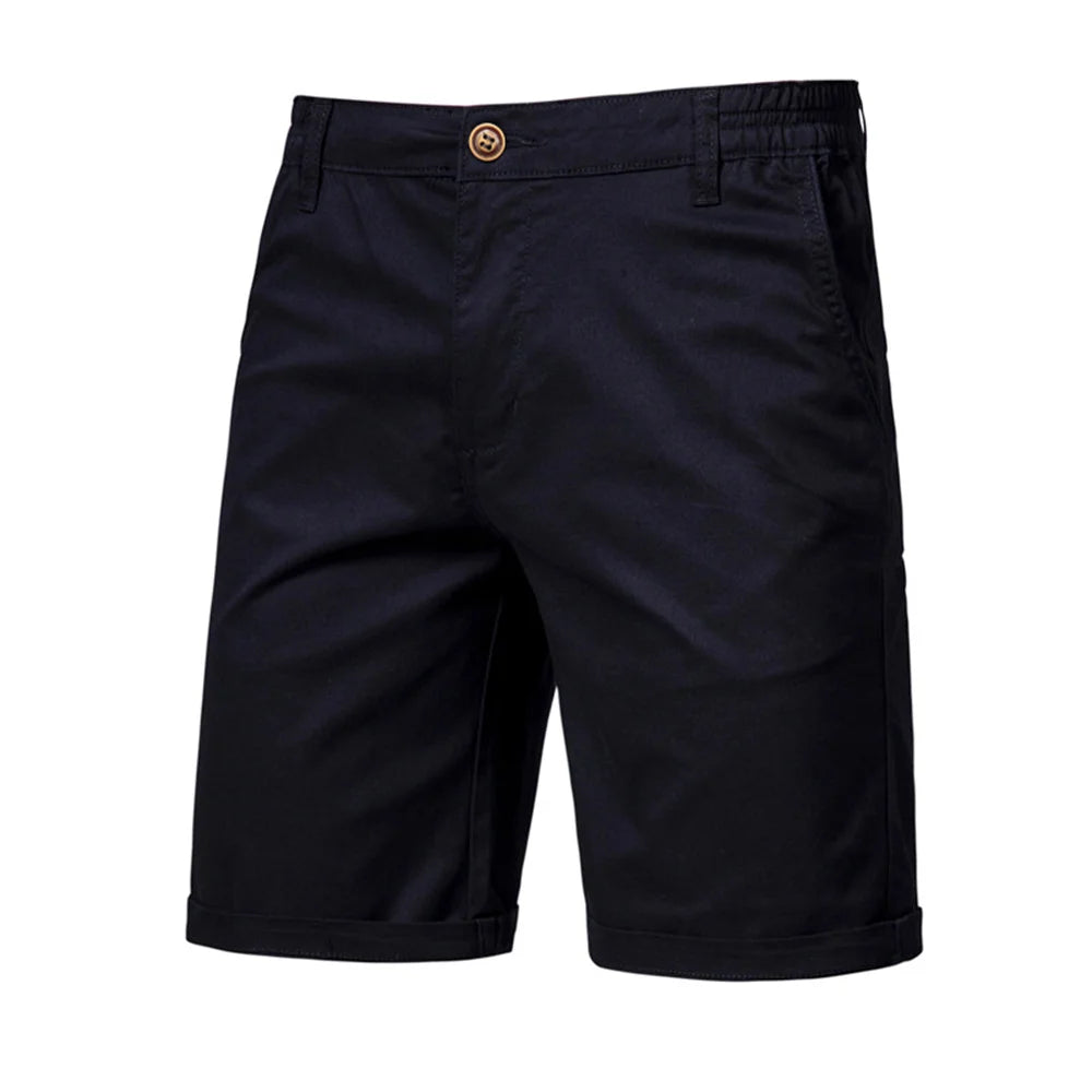 Cotton Solid  Men Beach Shorts
