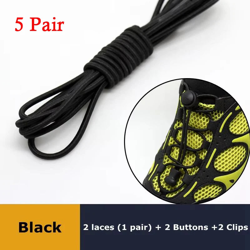 1Pair Elastic No-Tie Shoelaces