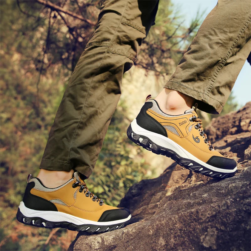 SNORW Casual Leather Sneakers for Men