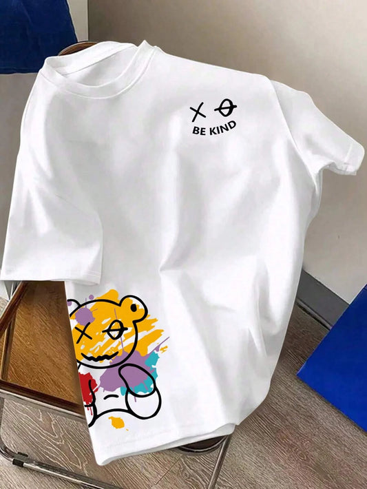 Men's 100% pure cotton summer loose