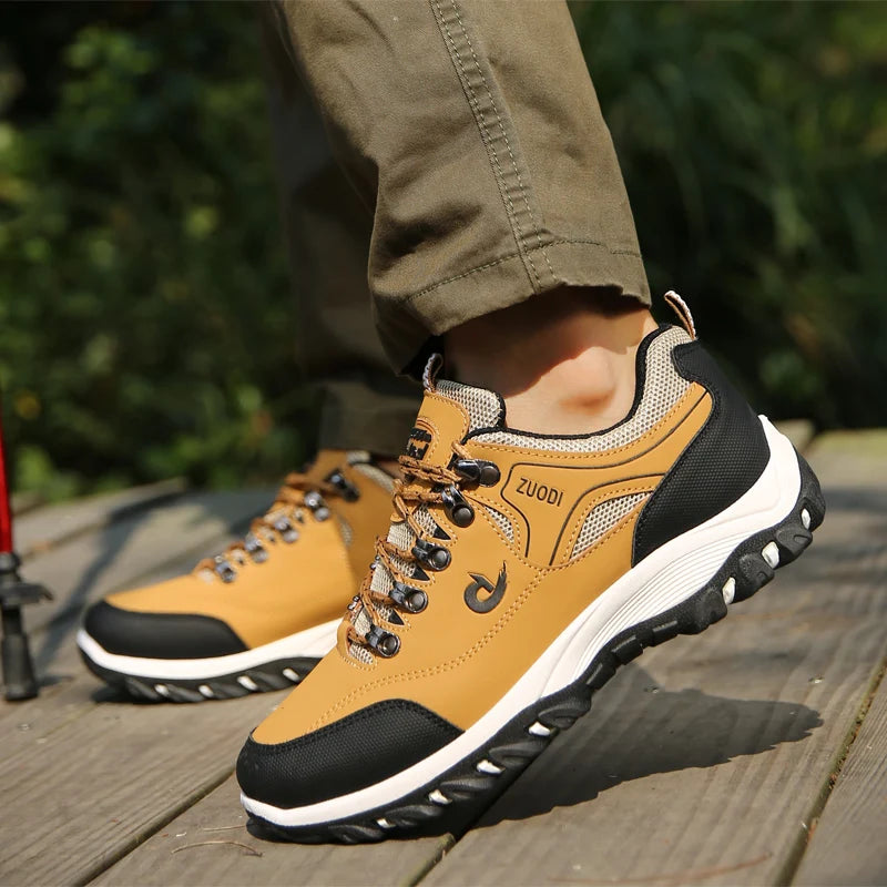 SNORW Casual Leather Sneakers for Men