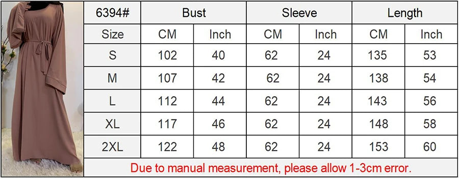 Modest Abaya Kaftan Islamic Clothing M