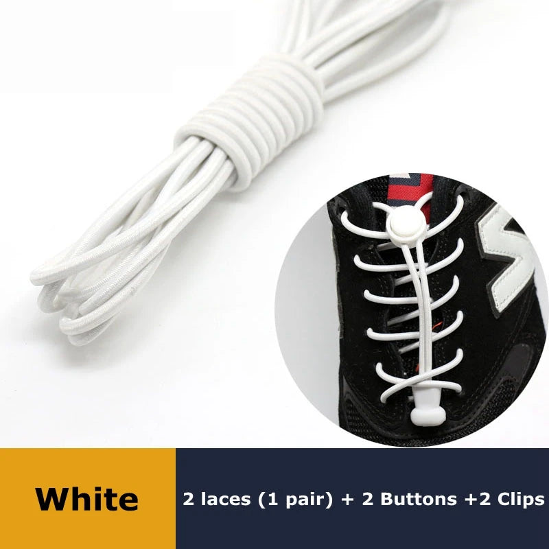 1Pair Elastic No-Tie Shoelaces