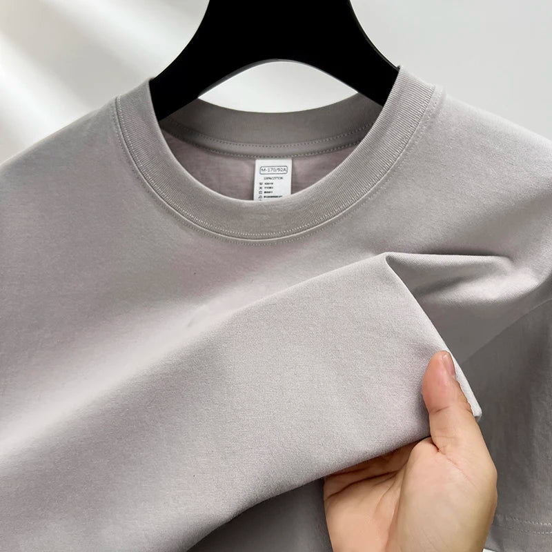100% pure cotton short sleeve men's Tees