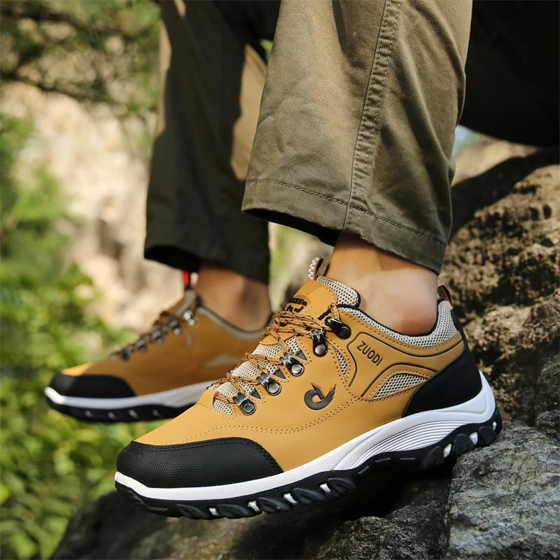SNORW Casual Leather Sneakers for Men