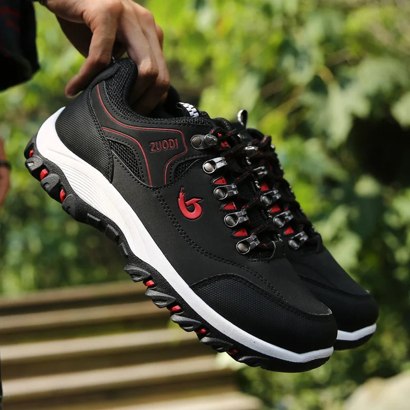 SNORW Casual Leather Sneakers for Men