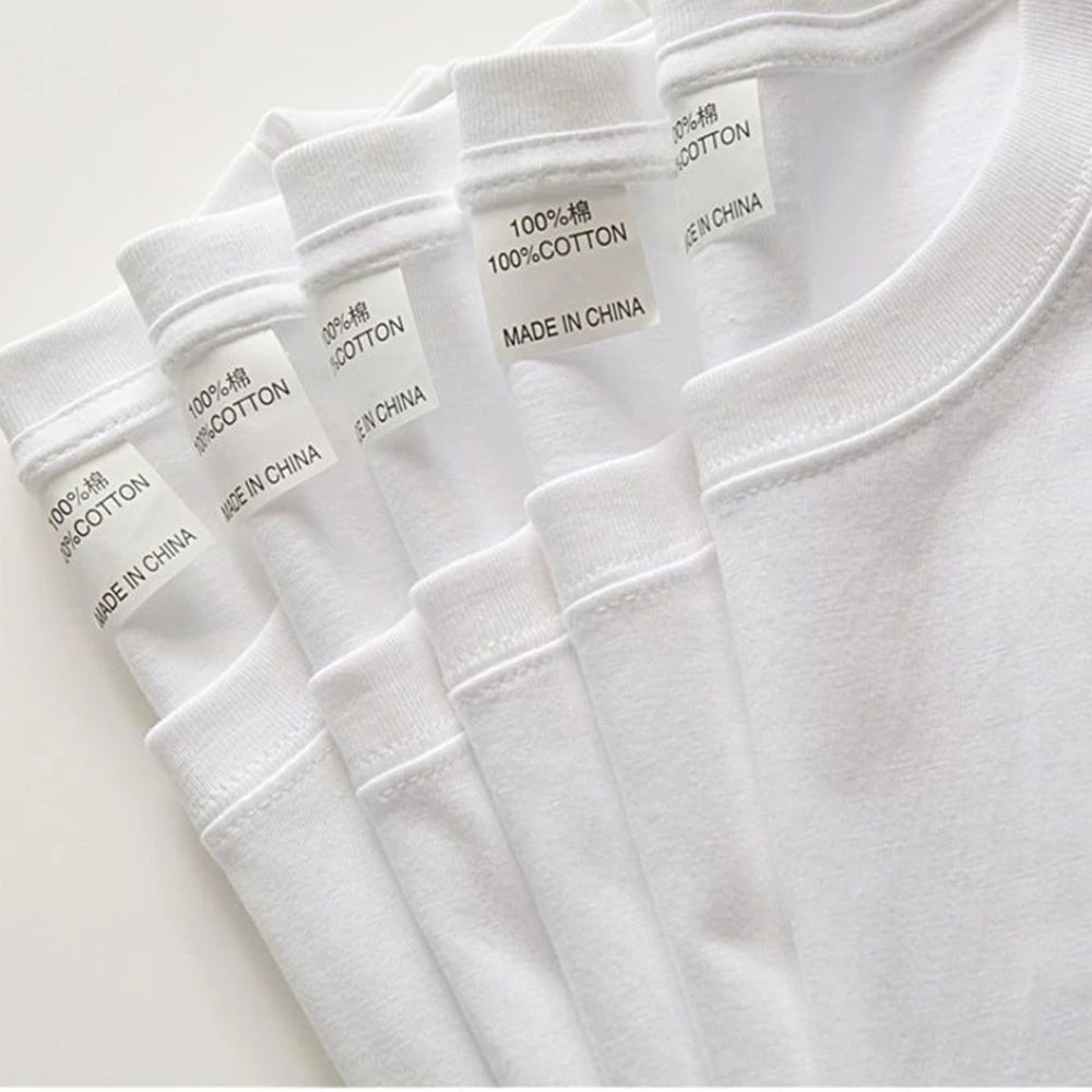 2PCS 100% Cotton Solid Round Neck T-shirt Couple Tops (Unisex)
