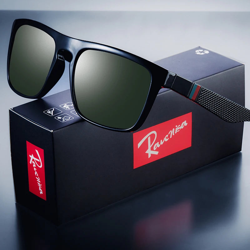 8802 Fashion Square Vintage Polarized Sunglasses Unisex