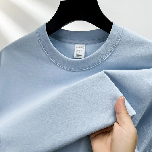 100% pure cotton short sleeve men's Tees