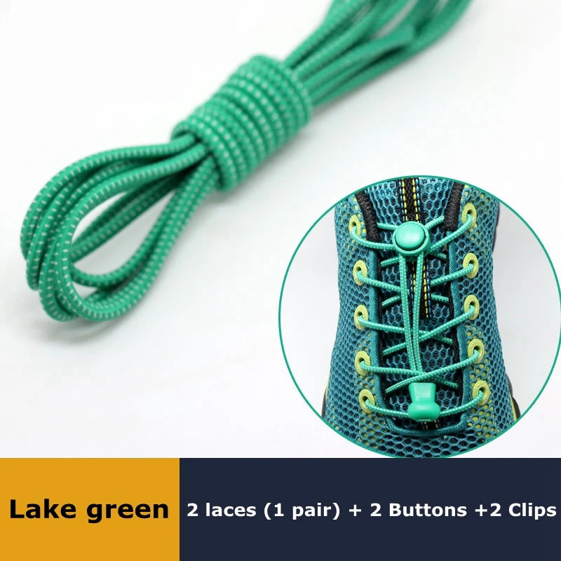 1Pair Elastic No-Tie Shoelaces