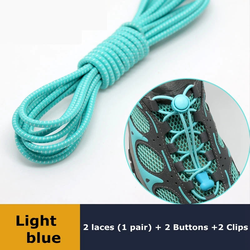 1Pair Elastic No-Tie Shoelaces