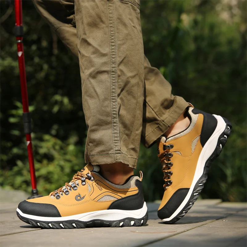 SNORW Casual Leather Sneakers for Men